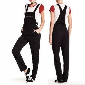 Pistola black cotton jumpsuit overalls XS